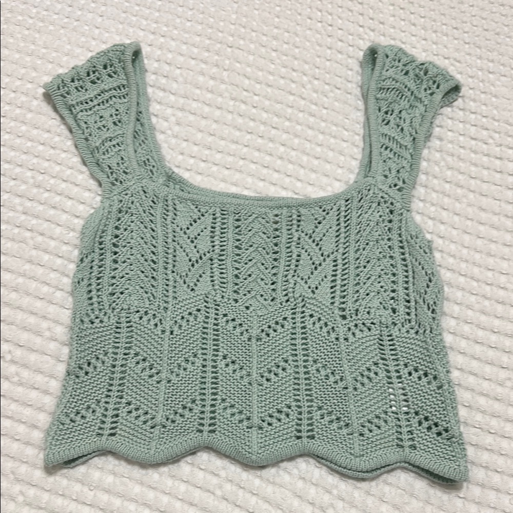 Aeropostale Green Knit  Top
